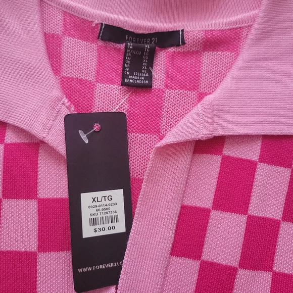 Pink Checkered Dress - Picture 3 of 3